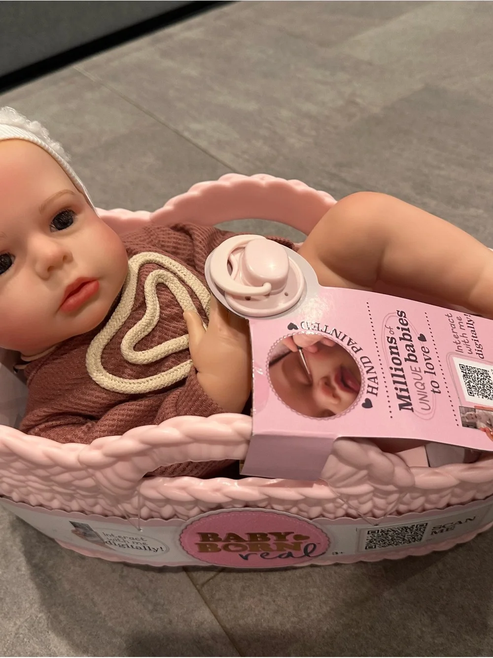 Baby born NeoBorn Reals  Baby Doll Open Eyes